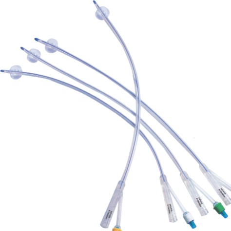 Silicon balloon silicone foley catheter