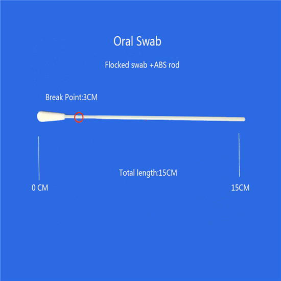 Virus Test  oral flocked Swab